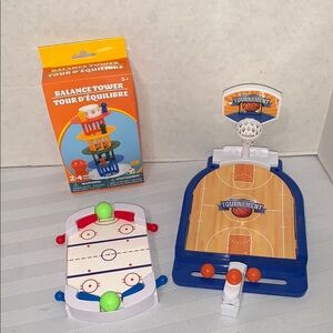 Balance Tower and Basketball Game Set for Kids